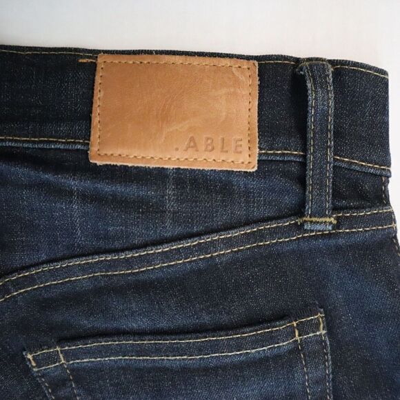 Able x Fashionable Women's Sz 25 The Skinny Carla Dark Wash Jeans - Picture 6 of 10
